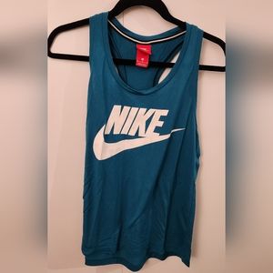Nike exercise shirt / teal racer back